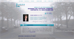 Desktop Screenshot of larsenlawoffices.com